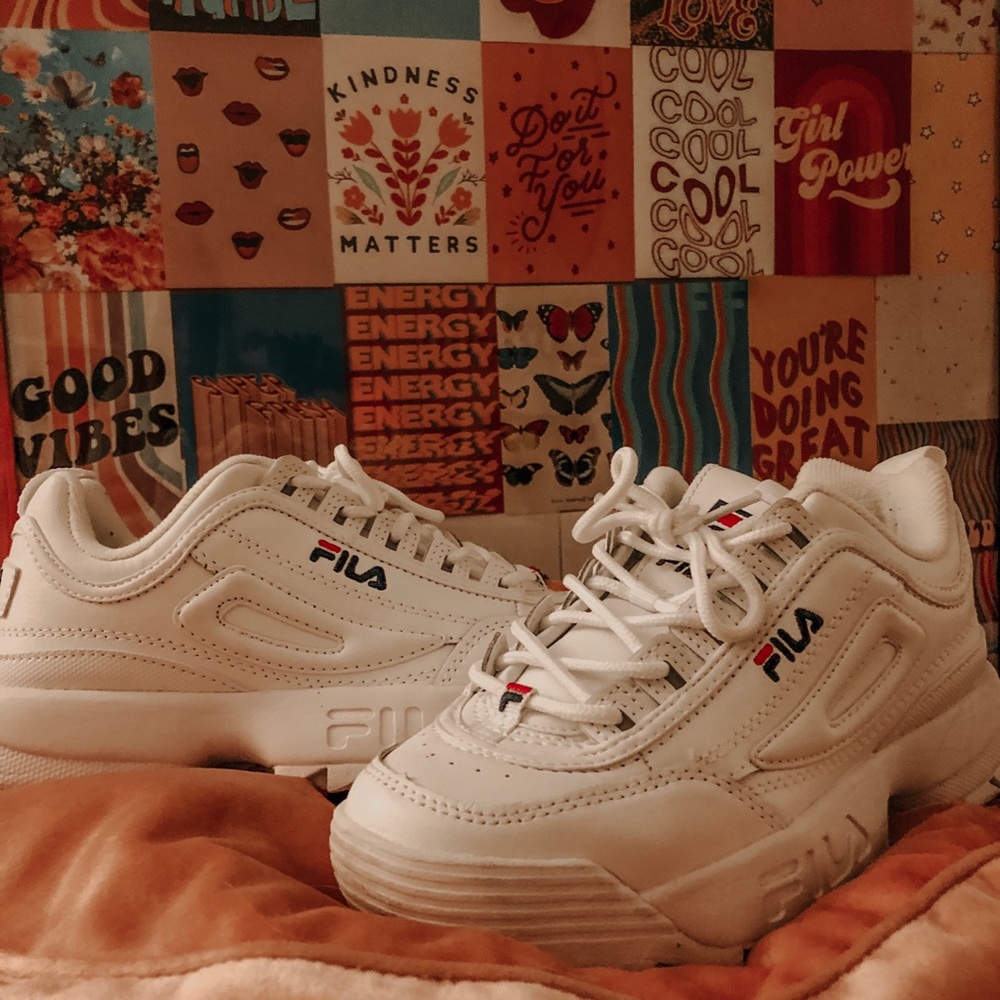 Fila disruptor sneakers!!!⚡️⚡️⚡️